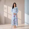 Serene Sky Hand-Painted Kaftan