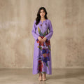 Plum Bloom Hand-Painted Kaftan