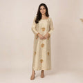 Golden Aura Hand-Painted Kaftan